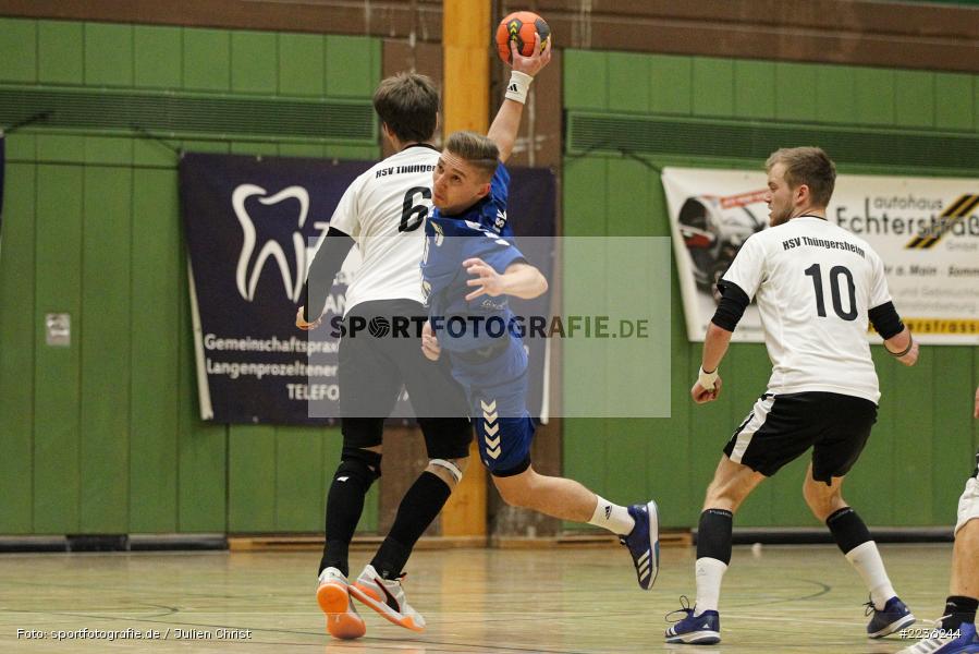 Alexander Klüpfel, Konstantin Schwab, Jonas Holaschke, Erwin-Ammann-Halle, 17.02.2019, Handball, HSV Thüngersheim, TSV Karlstadt - Bild-ID: 2236244