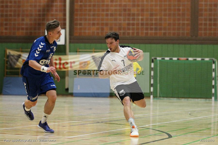 Jonas Holaschke, Dominik Wagenbrenner, Erwin-Ammann-Halle, 17.02.2019, Handball, HSV Thüngersheim, TSV Karlstadt - Bild-ID: 2236250