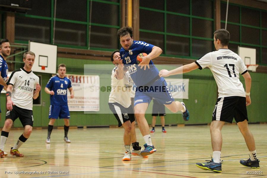 Dominik Wagenbrenner, Moritz Ruckert, Sebastian Reiss, Erwin-Ammann-Halle, 17.02.2019, Handball, HSV Thüngersheim, TSV Karlstadt - Bild-ID: 2236251