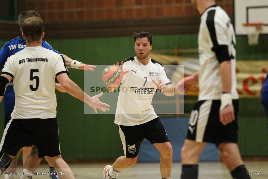 Dominik Wagenbrenner, Erwin-Ammann-Halle, 17.02.2019, Handball, HSV Thüngersheim, TSV Karlstadt - Bild-ID: 2236257 Dominik Wagenbrenner, Erwin-Ammann-Halle, 17.02.2019, Handball, HSV Thüngersheim, TSV Karlstadt - Bild-ID: 2236257