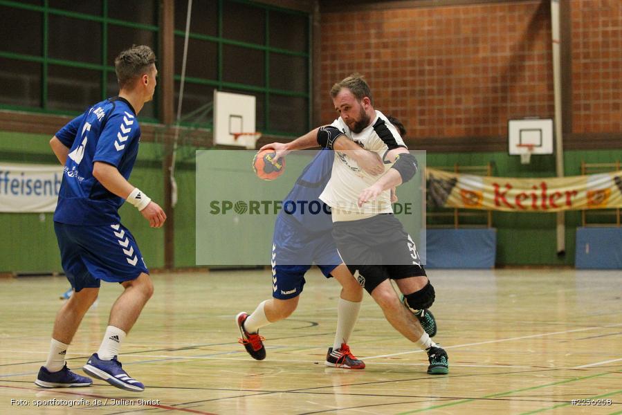 Sebastian Heun, Florian Wolf, Erwin-Ammann-Halle, 17.02.2019, Handball, HSV Thüngersheim, TSV Karlstadt - Bild-ID: 2236258