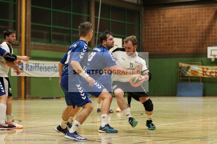Florian Wolf, Sebastian Reiss, Erwin-Ammann-Halle, 17.02.2019, Handball, HSV Thüngersheim, TSV Karlstadt - Bild-ID: 2236270