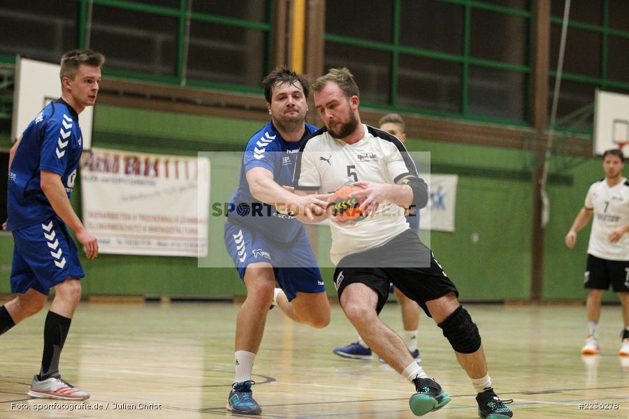 Florian Wolf, Sebastian Reiss, Erwin-Ammann-Halle, 17.02.2019, Handball, HSV Thüngersheim, TSV Karlstadt - Bild-ID: 2236278