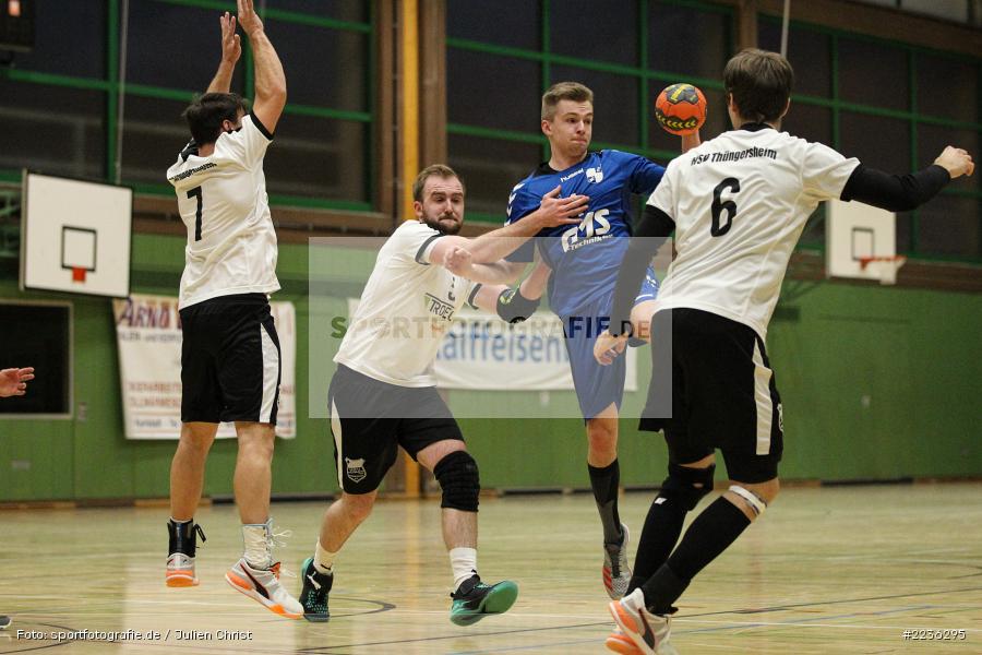 Florian Wolf, Adrian Schwab, Erwin-Ammann-Halle, 17.02.2019, Handball, HSV Thüngersheim, TSV Karlstadt - Bild-ID: 2236295