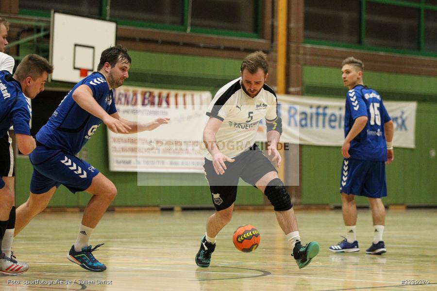 Florian Wolf, Sebastian Reiss, Erwin-Ammann-Halle, 17.02.2019, Handball, HSV Thüngersheim, TSV Karlstadt - Bild-ID: 2236296