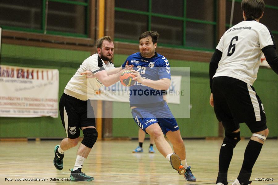 Florian Wolf, Sebastian Reiss, Erwin-Ammann-Halle, 17.02.2019, Handball, HSV Thüngersheim, TSV Karlstadt - Bild-ID: 2236298