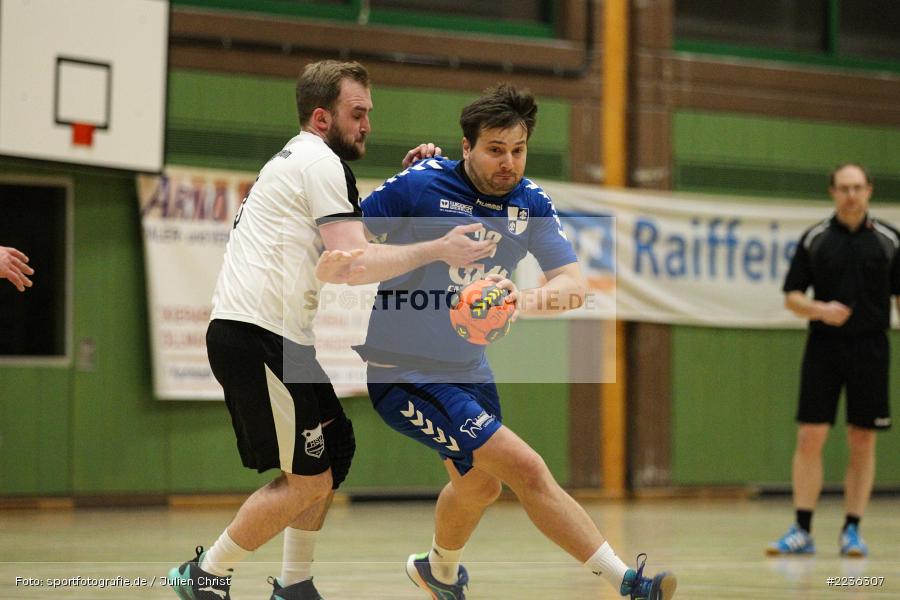 Florian Wolf, Sebastian Reiss, Erwin-Ammann-Halle, 17.02.2019, Handball, HSV Thüngersheim, TSV Karlstadt - Bild-ID: 2236307
