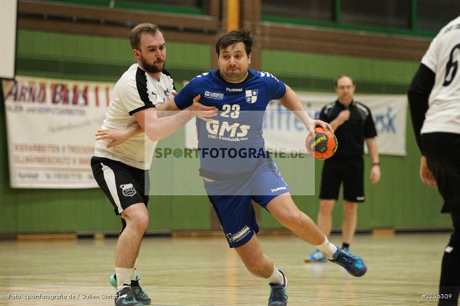 Florian Wolf, Sebastian Reiss, Erwin-Ammann-Halle, 17.02.2019, Handball, HSV Thüngersheim, TSV Karlstadt - Bild-ID: 2236309