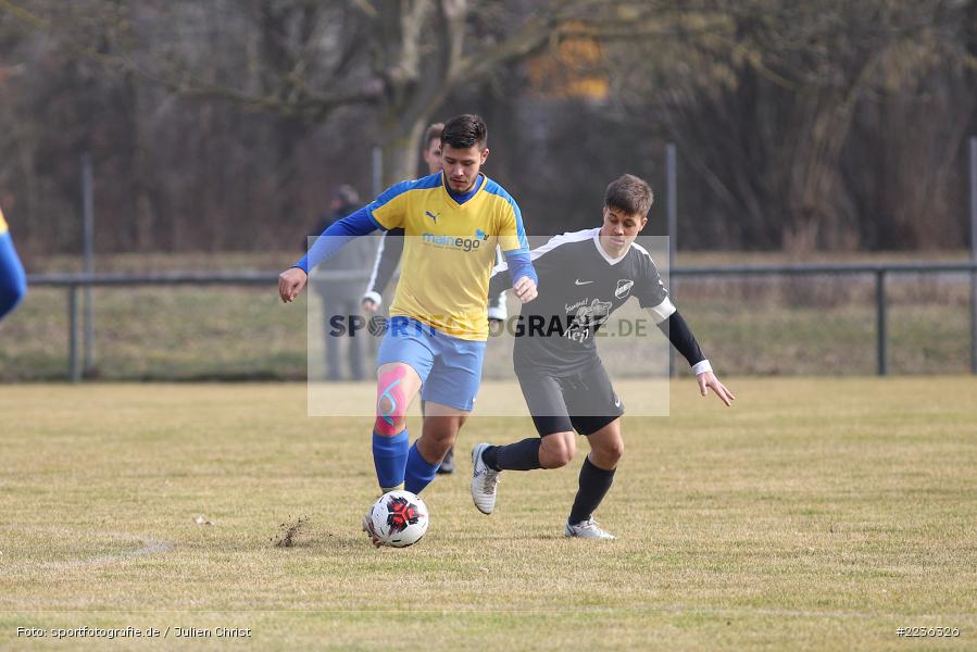 Marvin Endres, Dominik Hehrlein, 02.03.2019, Bezirksliga West, FG Marktbreit-Martinsheim, TSV Retzbach - Bild-ID: 2236326