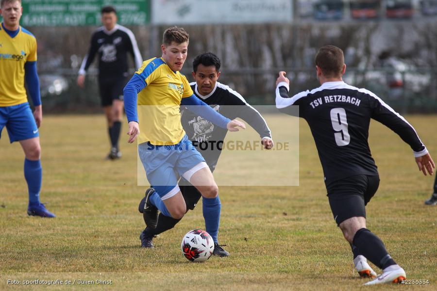Mirco Zimmermann, Nico Quentzler, 02.03.2019, Bezirksliga West, FG Marktbreit-Martinsheim, TSV Retzbach - Bild-ID: 2236334