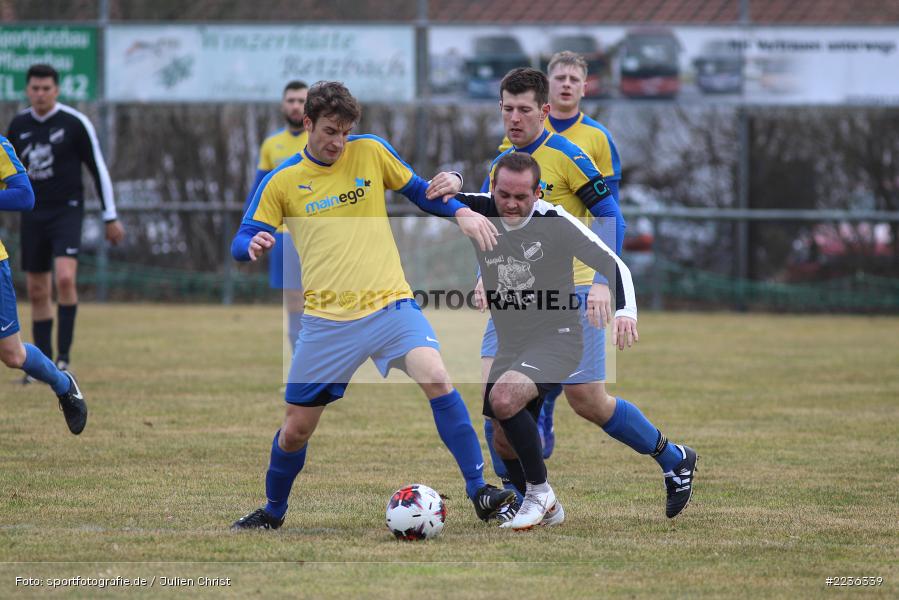 Joachim Hupp, Mirco Zimmermann, 02.03.2019, Bezirksliga West, FG Marktbreit-Martinsheim, TSV Retzbach - Bild-ID: 2236339