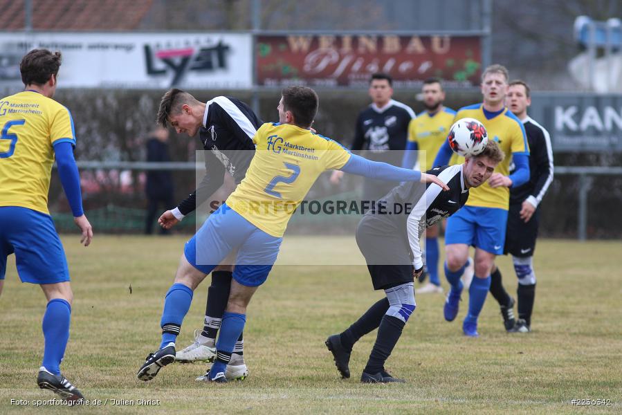 Philipp Gößwein, Maximilian Köstler, Tobias Lechner, 02.03.2019, Bezirksliga West, FG Marktbreit-Martinsheim, TSV Retzbach - Bild-ID: 2236342