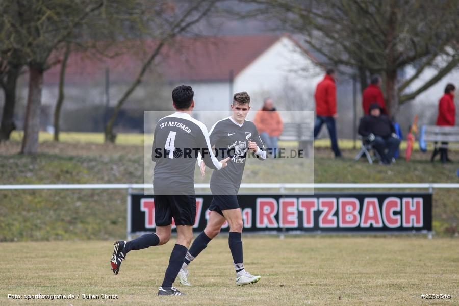 Maximilian Köstler, Nicolai Zull, 02.03.2019, Bezirksliga West, FG Marktbreit-Martinsheim, TSV Retzbach - Bild-ID: 2236346