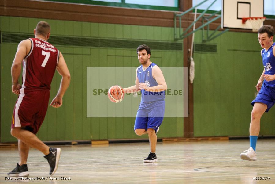 Ricardo Münch, Erwin-Ammann-Halle, 09.03.2019, Basketball, DJK Schweinfurt II, TSV Karlstadt - Bild-ID: 2236379