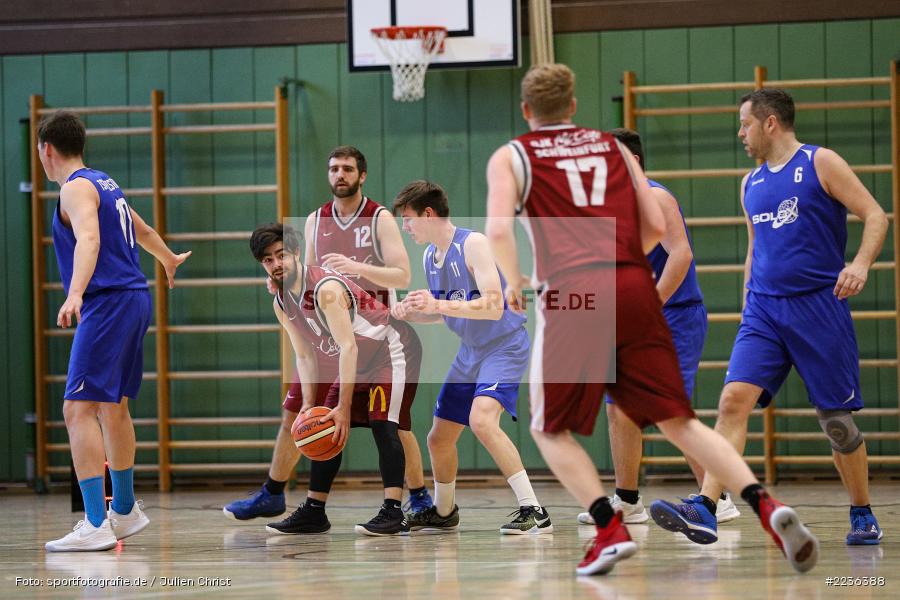 Furkan Barutcu, Michael Sauer, Erwin-Ammann-Halle, 09.03.2019, Basketball, DJK Schweinfurt II, TSV Karlstadt - Bild-ID: 2236388 Furkan Barutcu, Michael Sauer, Erwin-Ammann-Halle, 09.03.2019, Basketball, DJK Schweinfurt II, TSV Karlstadt - Bild-ID: 2236388