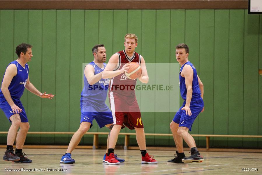 Tobias Schaupp, André Maier, Erwin-Ammann-Halle, 09.03.2019, Basketball, DJK Schweinfurt II, TSV Karlstadt - Bild-ID: 2236391
