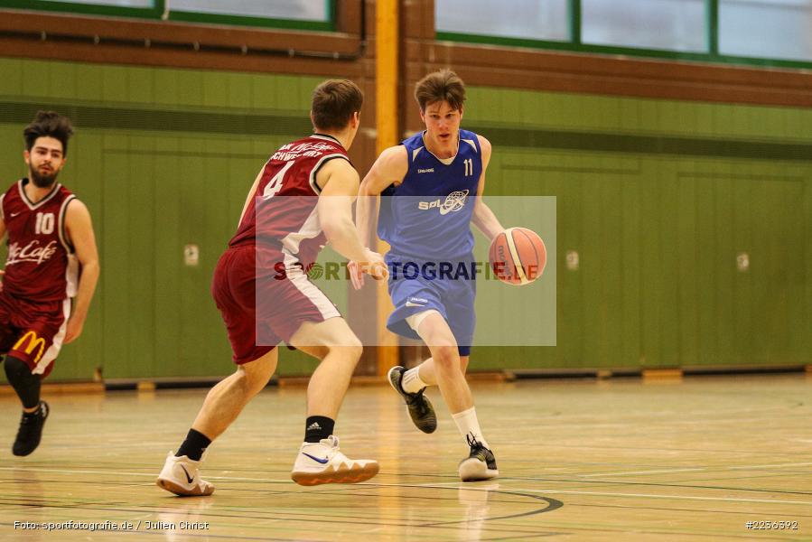Romeo Riecsanszky, Michael Sauer, Erwin-Ammann-Halle, 09.03.2019, Basketball, DJK Schweinfurt II, TSV Karlstadt - Bild-ID: 2236392