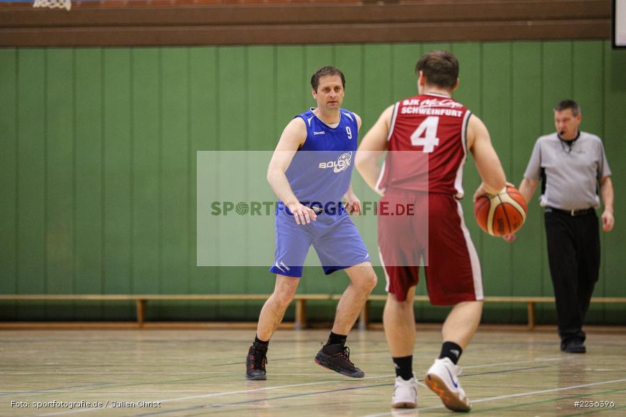 Romeo Riecsanszky, Sebastian Kunz, Erwin-Ammann-Halle, 09.03.2019, Basketball, DJK Schweinfurt II, TSV Karlstadt - Bild-ID: 2236396 Romeo Riecsanszky, Sebastian Kunz, Erwin-Ammann-Halle, 09.03.2019, Basketball, DJK Schweinfurt II, TSV Karlstadt - Bild-ID: 2236396