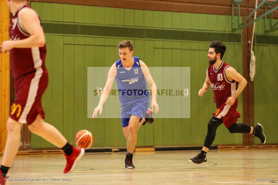 Furkan Barutcu, Georg Kordowich, Erwin-Ammann-Halle, 09.03.2019, Basketball, DJK Schweinfurt II, TSV Karlstadt - Bild-ID: 2236397
