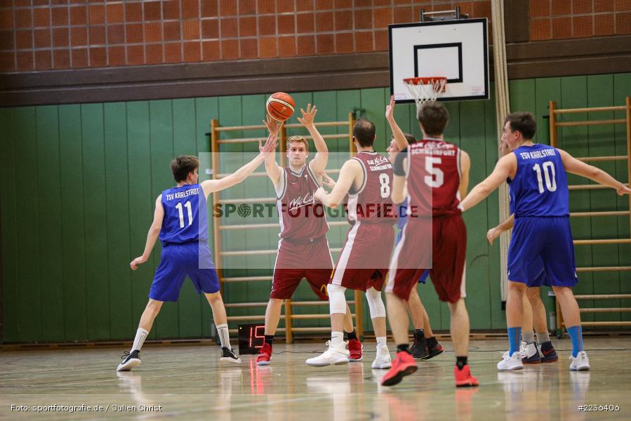 Tanik Hamdi Ekin, Tobias Schaupp, Erwin-Ammann-Halle, 09.03.2019, Basketball, DJK Schweinfurt II, TSV Karlstadt - Bild-ID: 2236406 Tanik Hamdi Ekin, Tobias Schaupp, Erwin-Ammann-Halle, 09.03.2019, Basketball, DJK Schweinfurt II, TSV Karlstadt - Bild-ID: 2236406
