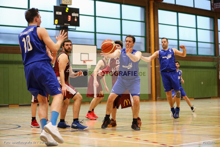 Matti Micha Weißhaar, Sebastian Kunz, Erwin-Ammann-Halle, 09.03.2019, Basketball, DJK Schweinfurt II, TSV Karlstadt - Bild-ID: 2236412