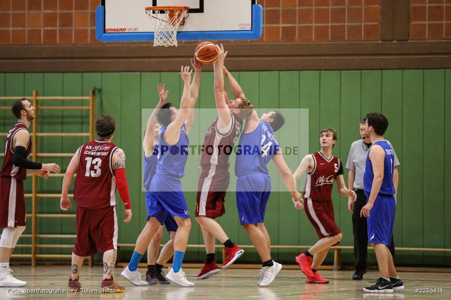 Tobias Schaupp, Marco Passlack, Erwin-Ammann-Halle, 09.03.2019, Basketball, DJK Schweinfurt II, TSV Karlstadt - Bild-ID: 2236414