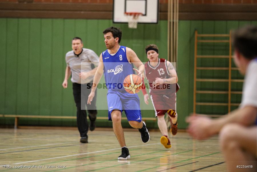 Ricardo Münch, Erwin-Ammann-Halle, 09.03.2019, Basketball, DJK Schweinfurt II, TSV Karlstadt - Bild-ID: 2236418