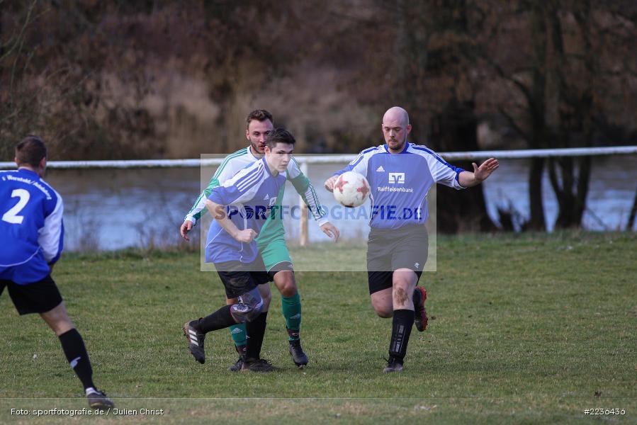 Michael Dotter, Frederic Brendel, Maximilian Schäfer, 10.03.2019, Freundschaftsspiel, FC 1920 Thüngen, FV Wernfeld/Adelsberg - Bild-ID: 2236436