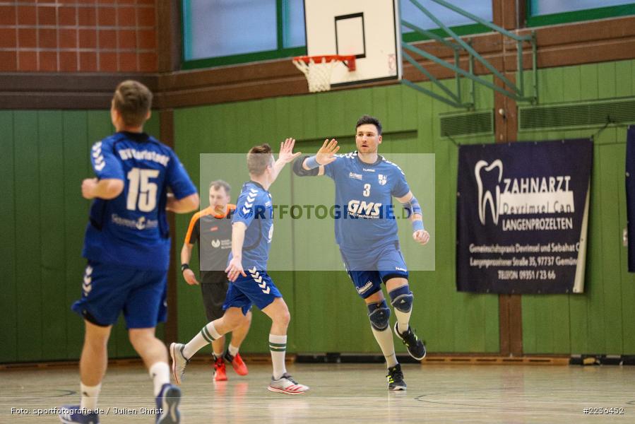 Daniel Born, Adrian Schwab, 10.03.2019, Handball, HG Maintal, TSV Karlstadt - Bild-ID: 2236452