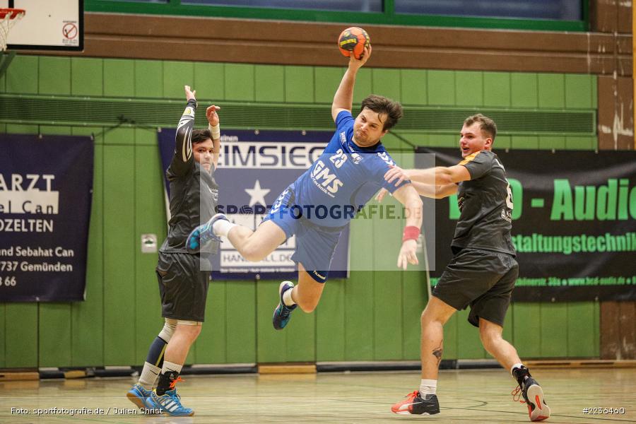 Sebastian Reiss, Christoph Hilpert, 10.03.2019, Handball, HG Maintal, TSV Karlstadt - Bild-ID: 2236460
