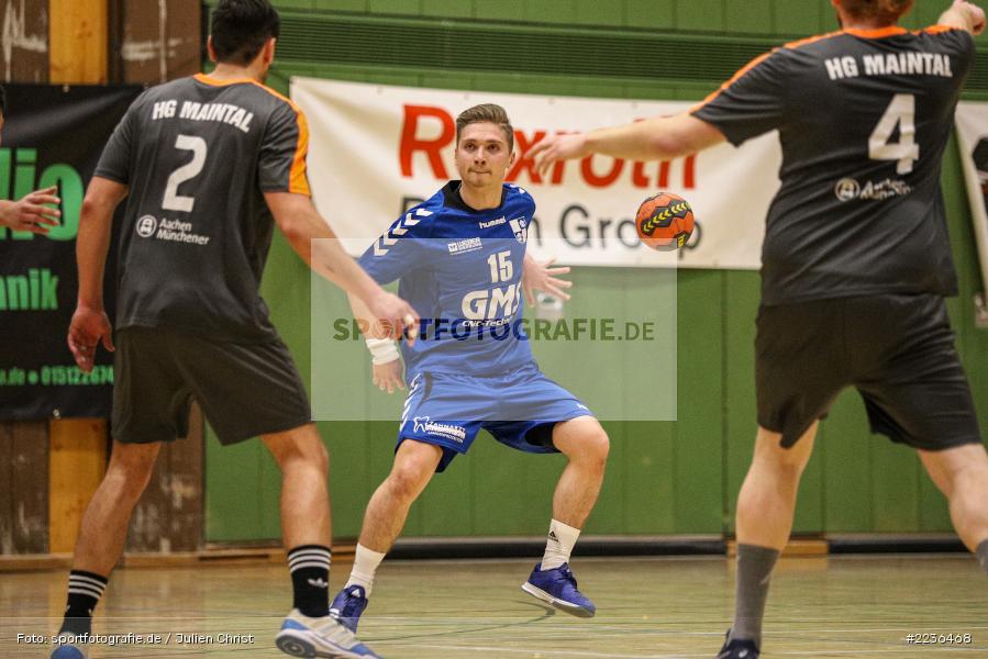 Jonas Holaschke, 10.03.2019, Handball, HG Maintal, TSV Karlstadt - Bild-ID: 2236468