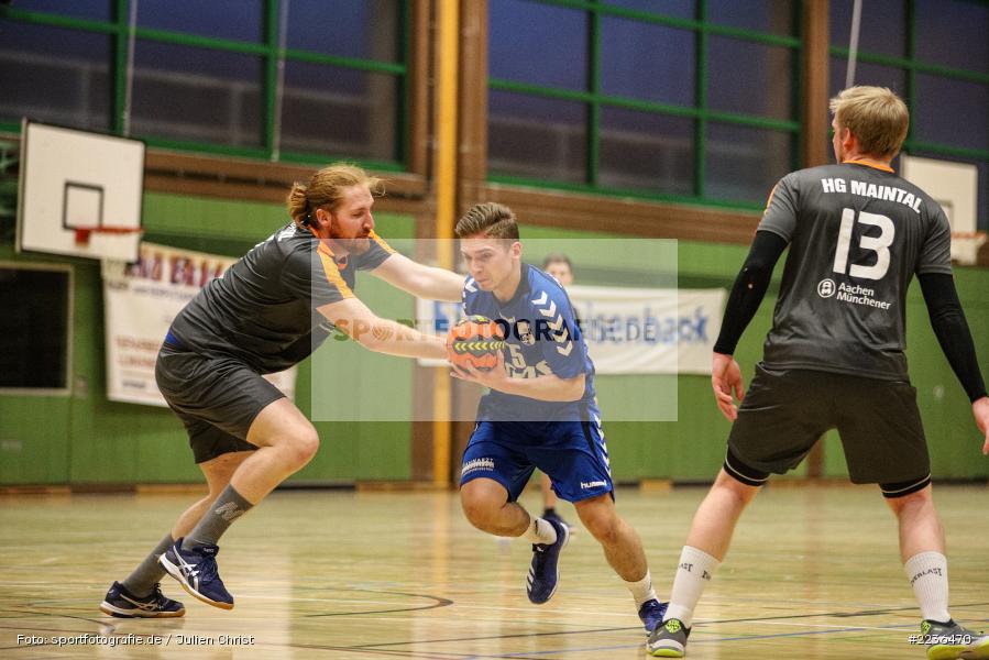 Jonas Holaschke, Rouven Müller, 10.03.2019, Handball, HG Maintal, TSV Karlstadt - Bild-ID: 2236470 Jonas Holaschke, Rouven Müller, 10.03.2019, Handball, HG Maintal, TSV Karlstadt - Bild-ID: 2236470