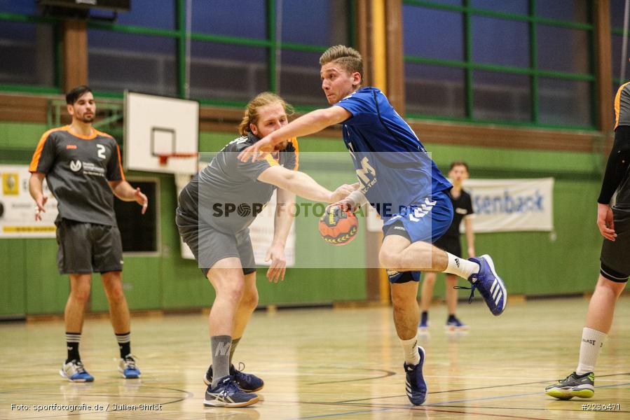 Rouven Müller, Jonas Holaschke, 10.03.2019, Handball, HG Maintal, TSV Karlstadt - Bild-ID: 2236471