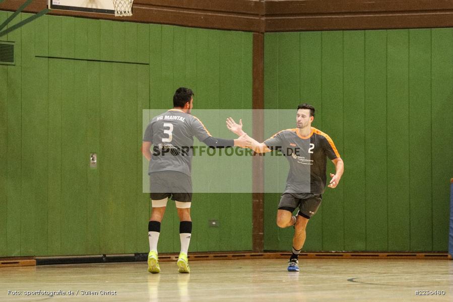 Adem Efe, Georg Lorenz, 10.03.2019, Handball, HG Maintal, TSV Karlstadt - Bild-ID: 2236480 Adem Efe, Georg Lorenz, 10.03.2019, Handball, HG Maintal, TSV Karlstadt - Bild-ID: 2236480