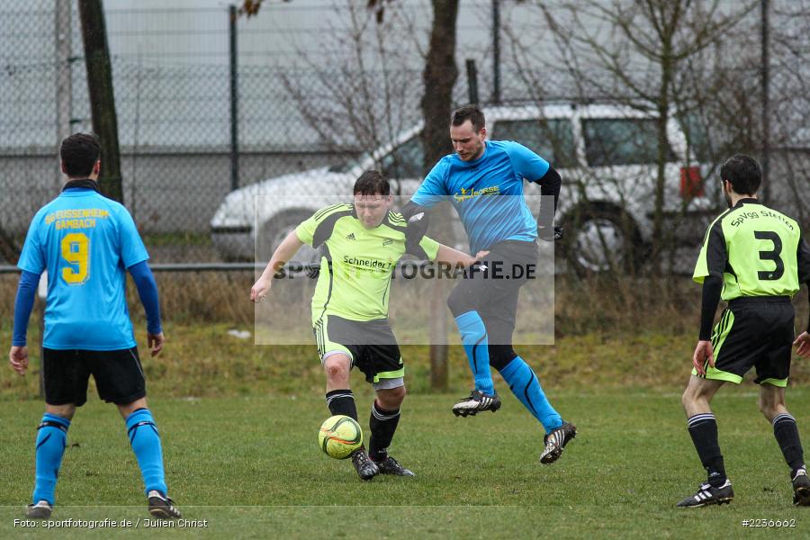 Patrick Plawky, Lucas Goldstein, 17.03.2019, A-Klasse Würzburg, FV Stetten-Binsfeld-Müdesheim II, SG Eußenheim-Gambach - Bild-ID: 2236662