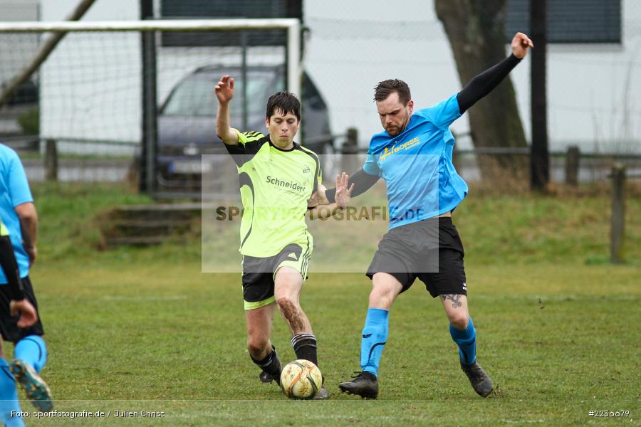 Fabian Heun, Martin Sauer, 17.03.2019, A-Klasse Würzburg, FV Stetten-Binsfeld-Müdesheim II, SG Eußenheim-Gambach - Bild-ID: 2236679