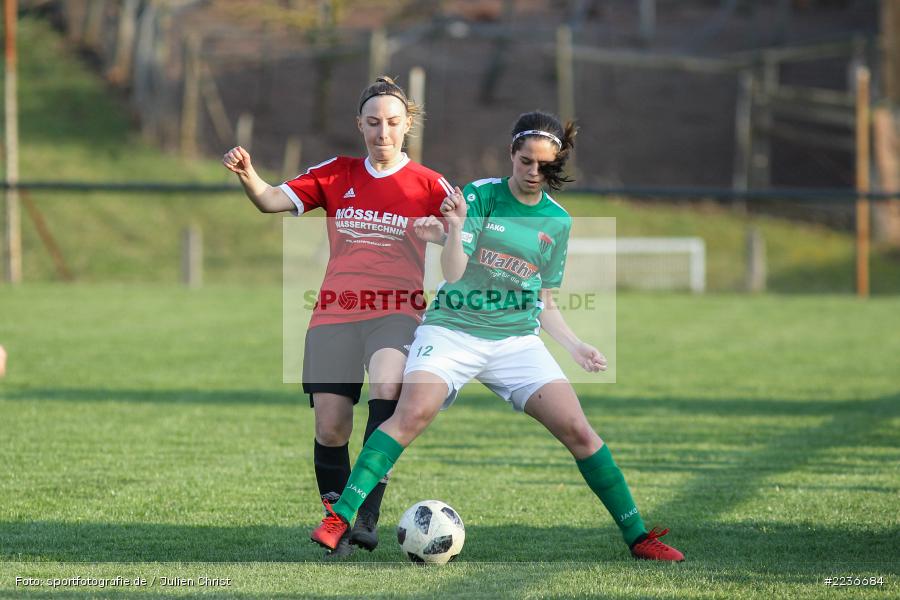 Lena Pohly, Camilla Fischer, 23.03.2019, Landesliga Nord Frauen, FC Schweinfurt 05 (N), FC Karsbach - Bild-ID: 2236684 Lena Pohly, Camilla Fischer, 23.03.2019, Landesliga Nord Frauen, FC Schweinfurt 05 (N), FC Karsbach - Bild-ID: 2236684