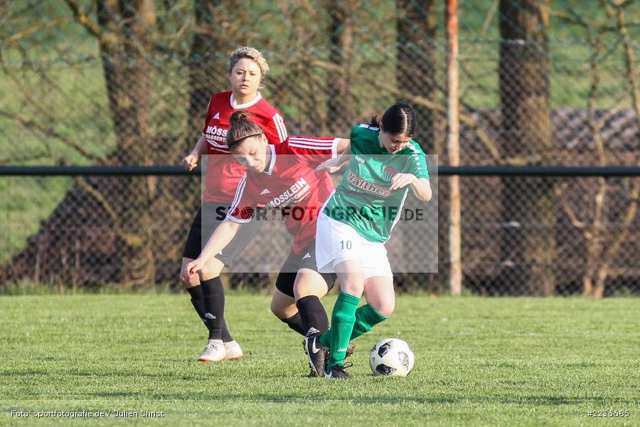 Clara Strobel, Laura Rosenberger, 23.03.2019, Landesliga Nord Frauen, FC Schweinfurt 05 (N), FC Karsbach - Bild-ID: 2236685