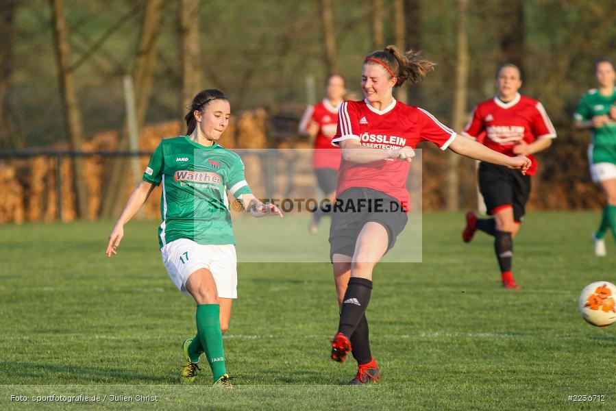 Pauline Kleinhenz, Kristin Grüner, 23.03.2019, Landesliga Nord Frauen, FC Schweinfurt 05 (N), FC Karsbach - Bild-ID: 2236712
