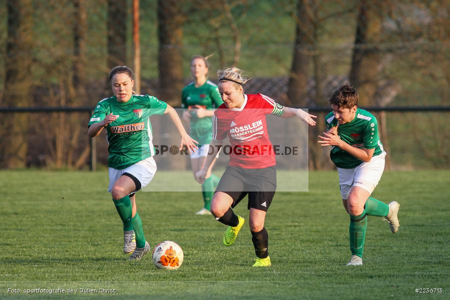 Marie Theres Franz, Vanessa Heider, Serafina Fritzmann, 23.03.2019, Landesliga Nord Frauen, FC Schweinfurt 05 (N), FC Karsbach - Bild-ID: 2236713