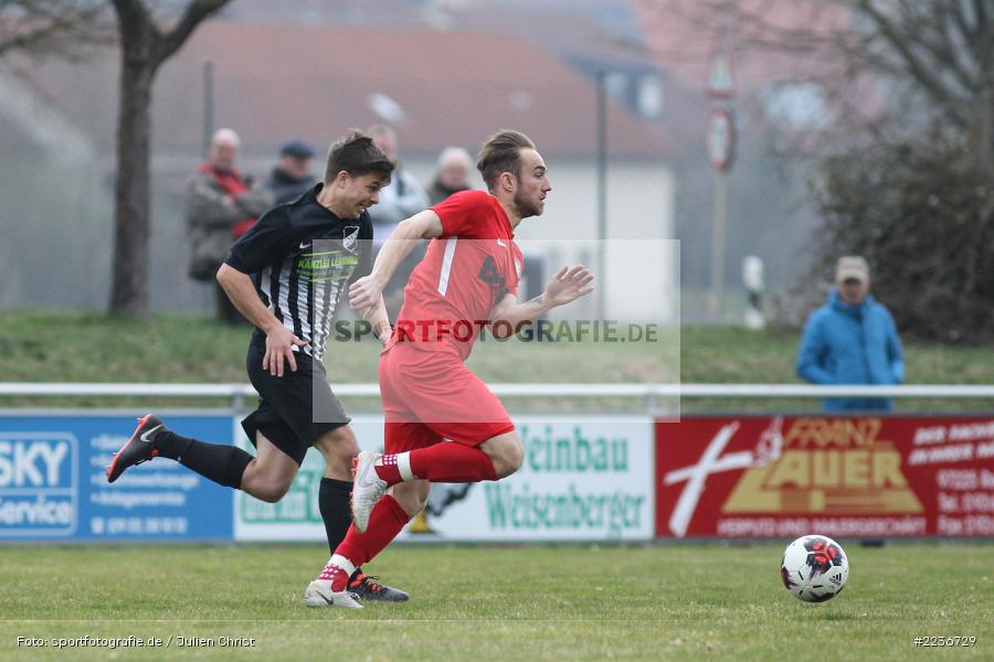 Dominik Hehrlein, Fabian Lurz, 24.03.2019, Bezirksliga West, TuS Frammersbach, TSV Retzbach - Bild-ID: 2236729