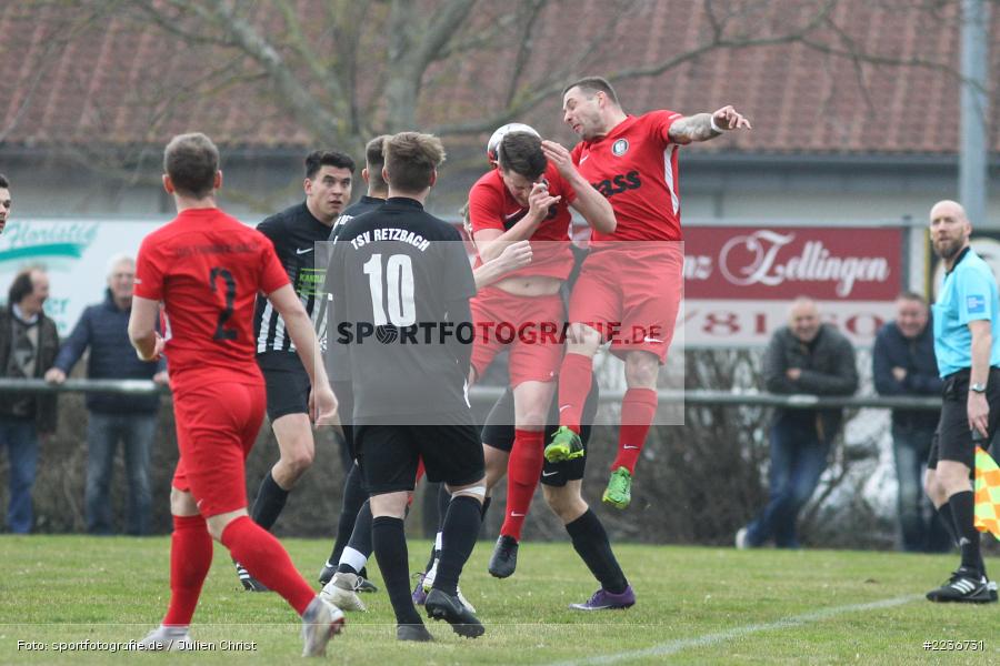 Marco Trapp, Manuel Rumpel, 24.03.2019, Bezirksliga West, TuS Frammersbach, TSV Retzbach - Bild-ID: 2236731