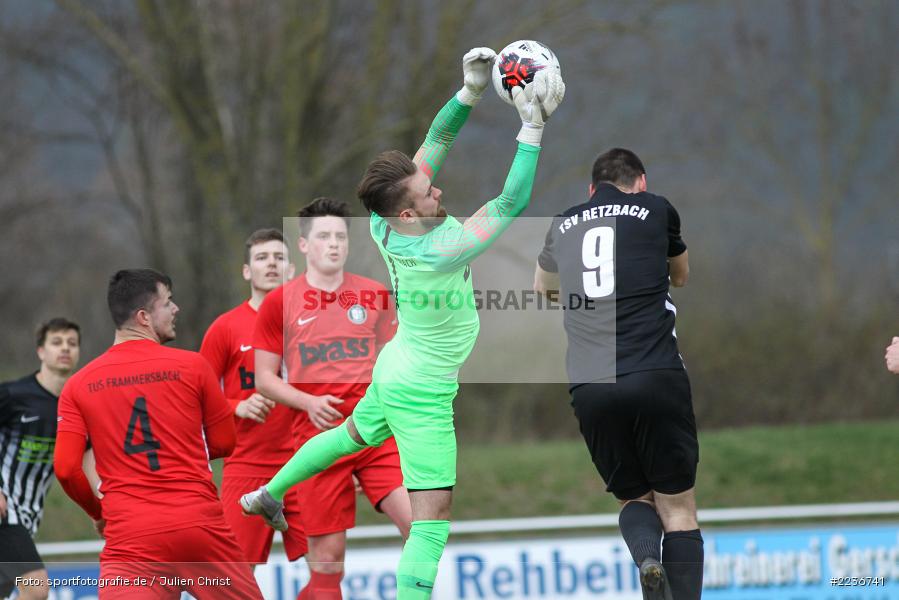 Dominic Heßdörfer, Joshua Schuhmacher, 24.03.2019, Bezirksliga West, TuS Frammersbach, TSV Retzbach - Bild-ID: 2236741 Dominic Heßdörfer, Joshua Schuhmacher, 24.03.2019, Bezirksliga West, TuS Frammersbach, TSV Retzbach - Bild-ID: 2236741
