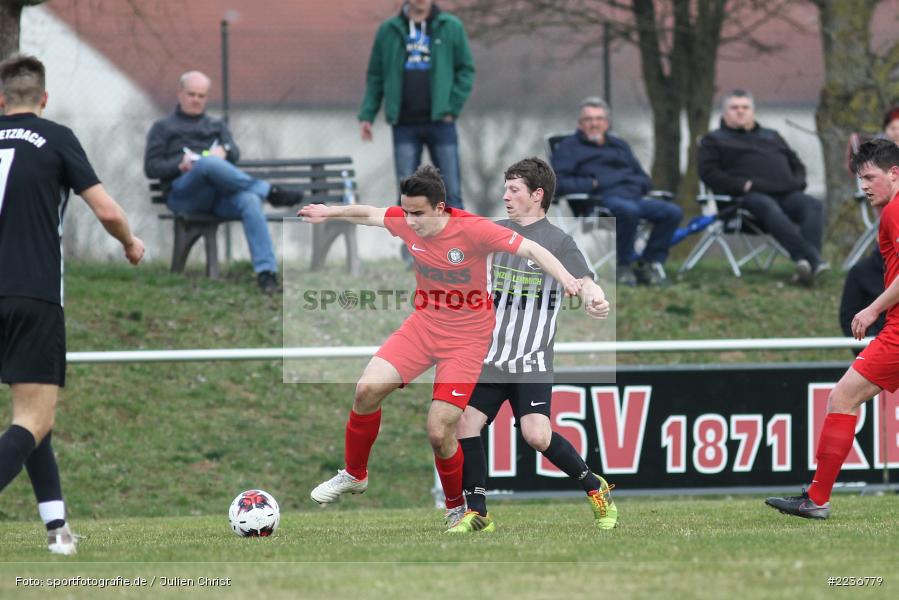 Alexander Beck, Marco Schrenker, 24.03.2019, Bezirksliga West, TuS Frammersbach, TSV Retzbach - Bild-ID: 2236779