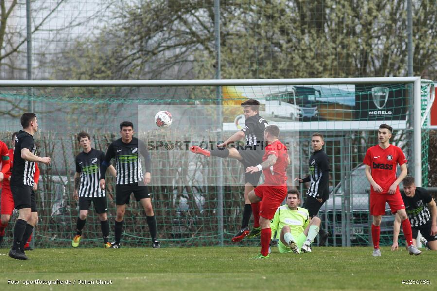 Dominik Hehrlein, Marco Trapp, 24.03.2019, Bezirksliga West, TuS Frammersbach, TSV Retzbach - Bild-ID: 2236783