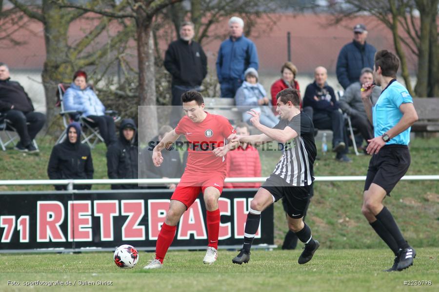 Mario Hartmann, Alexander Beck, 24.03.2019, Bezirksliga West, TuS Frammersbach, TSV Retzbach - Bild-ID: 2236798