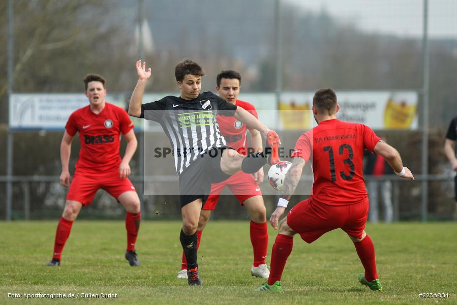 Marco Trapp, Dominik Hehrlein, Alexander Beck, 24.03.2019, Bezirksliga West, TuS Frammersbach, TSV Retzbach - Bild-ID: 2236804