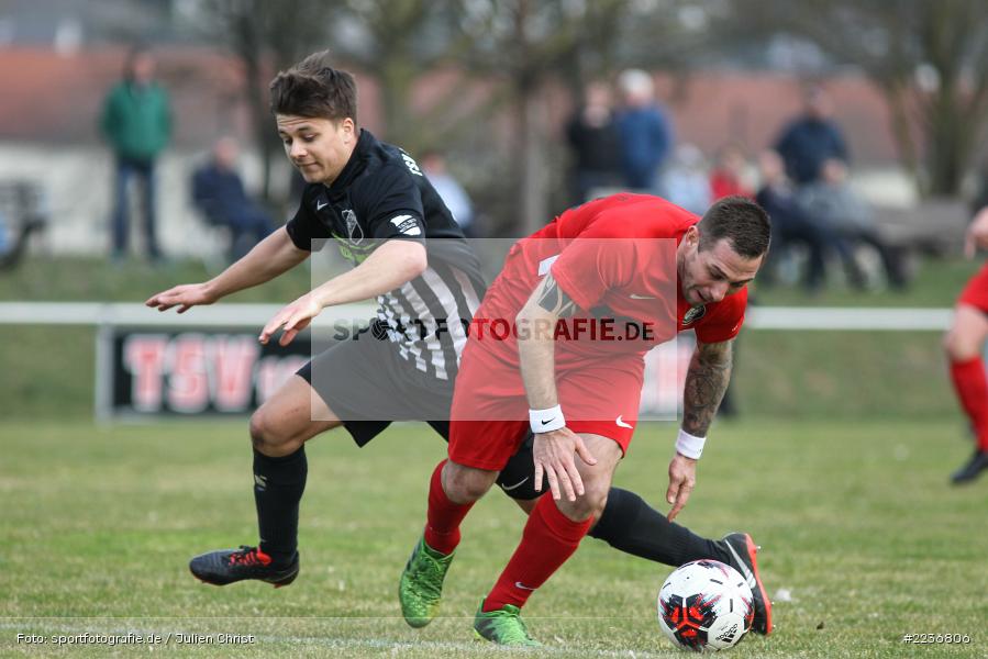 Marco Trapp, Dominik Hehrlein, 24.03.2019, Bezirksliga West, TuS Frammersbach, TSV Retzbach - Bild-ID: 2236806