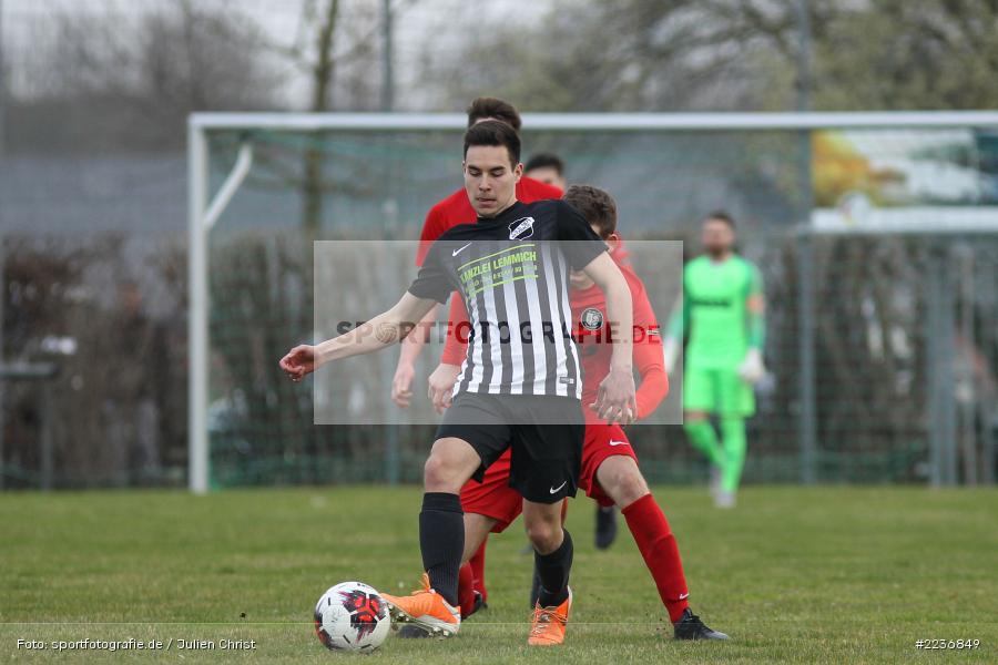 Frederik Ollanketo, Moritz Goßmann, 24.03.2019, Bezirksliga West, TuS Frammersbach, TSV Retzbach - Bild-ID: 2236849