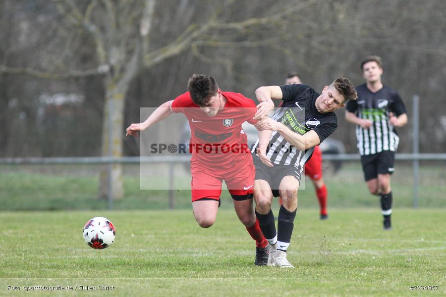 Steven Summa, Maximilian Köstler, 24.03.2019, Bezirksliga West, TuS Frammersbach, TSV Retzbach - Bild-ID: 2236857